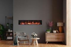 Panorama BI-XS - extra slim electric fireplace