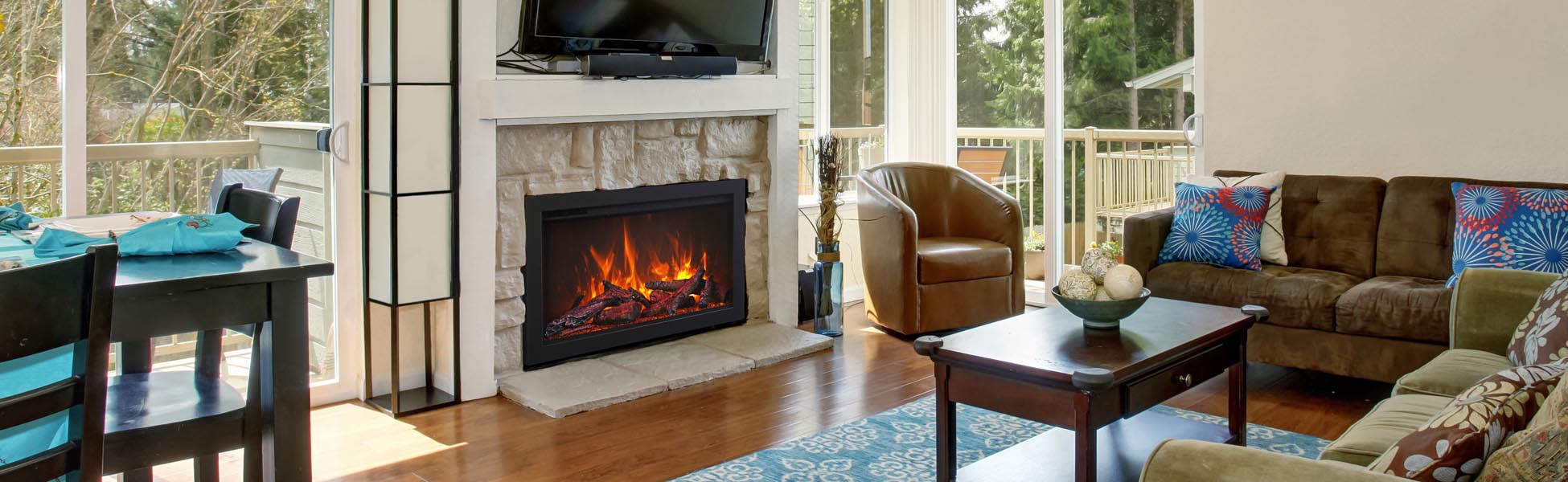 TRD-44 electric fireplace