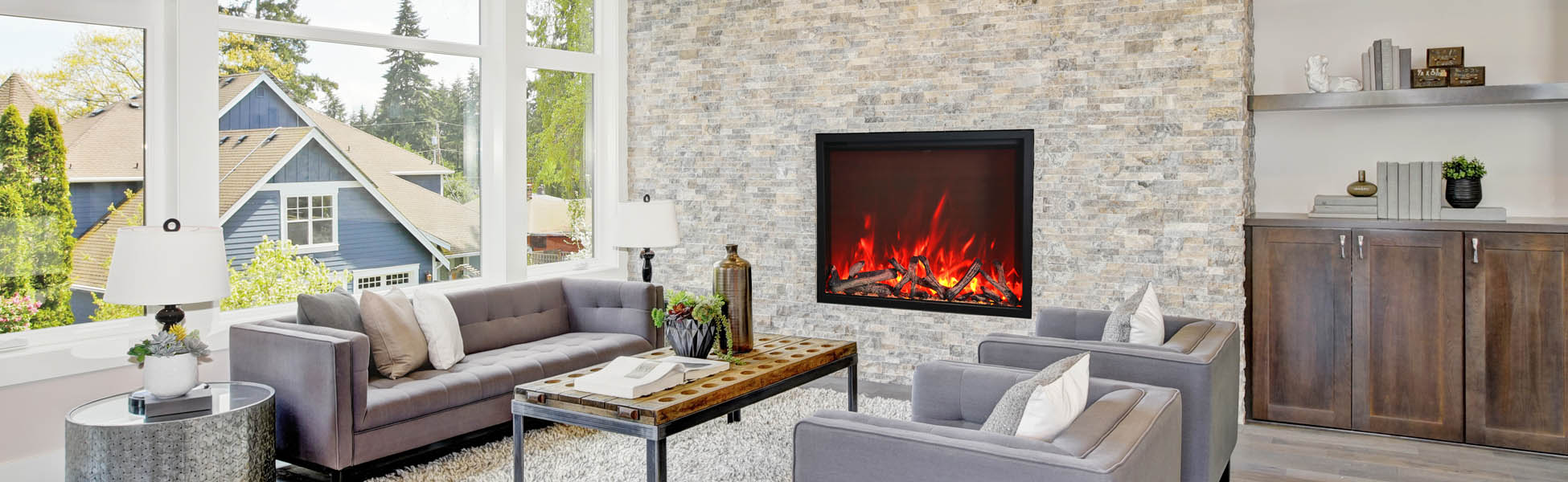 TRD electric fireplaces