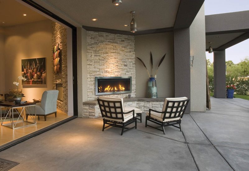 Tahoe gas fireplace by Sierra Flame