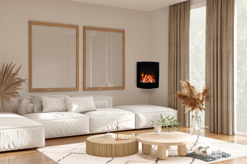 WM-BI-2428-VLR-BG electric fireplace