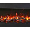 Remii 60-BAY-SLIM - 3 Sided Glass, Electric Fireplace - Image 8