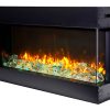 Remii 60-BAY-SLIM - 3 Sided Glass, Electric Fireplace - Image 6