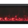 Panorama extra slim electric fireplace by Amantii