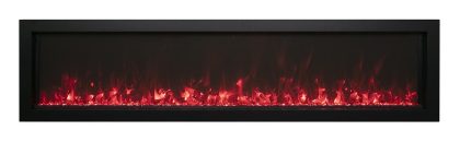 Panorama extra slim electric fireplace by Amantii