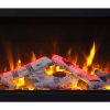 Panorama extra tall and deep electric fireplace