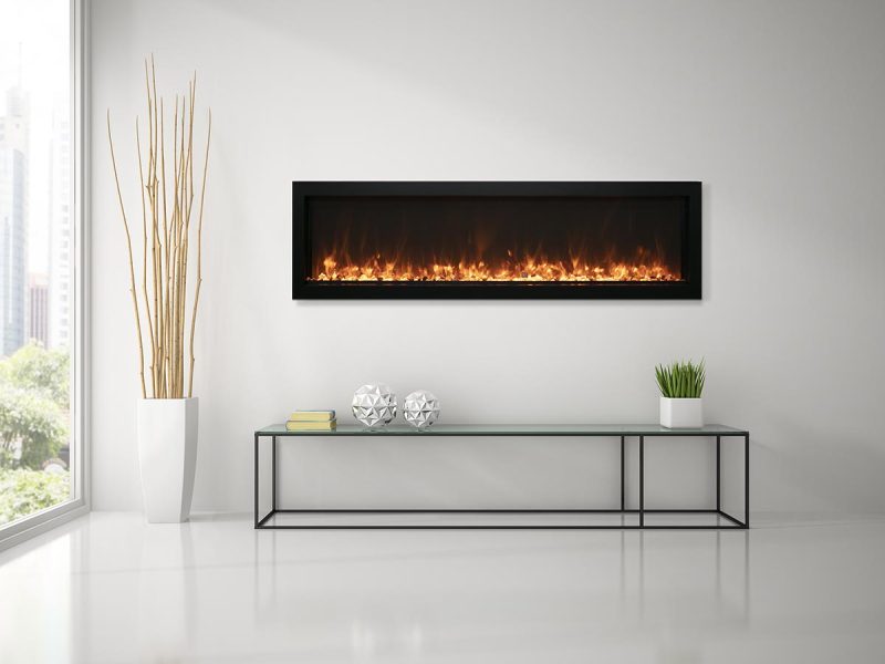 Panorama extra slim electric fireplace