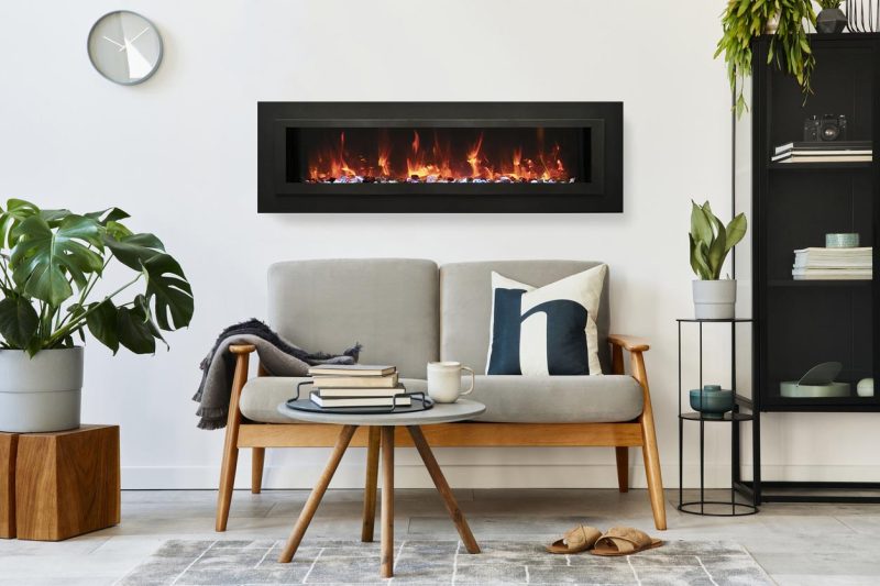 Amantii WM-FML-STL electric fireplace