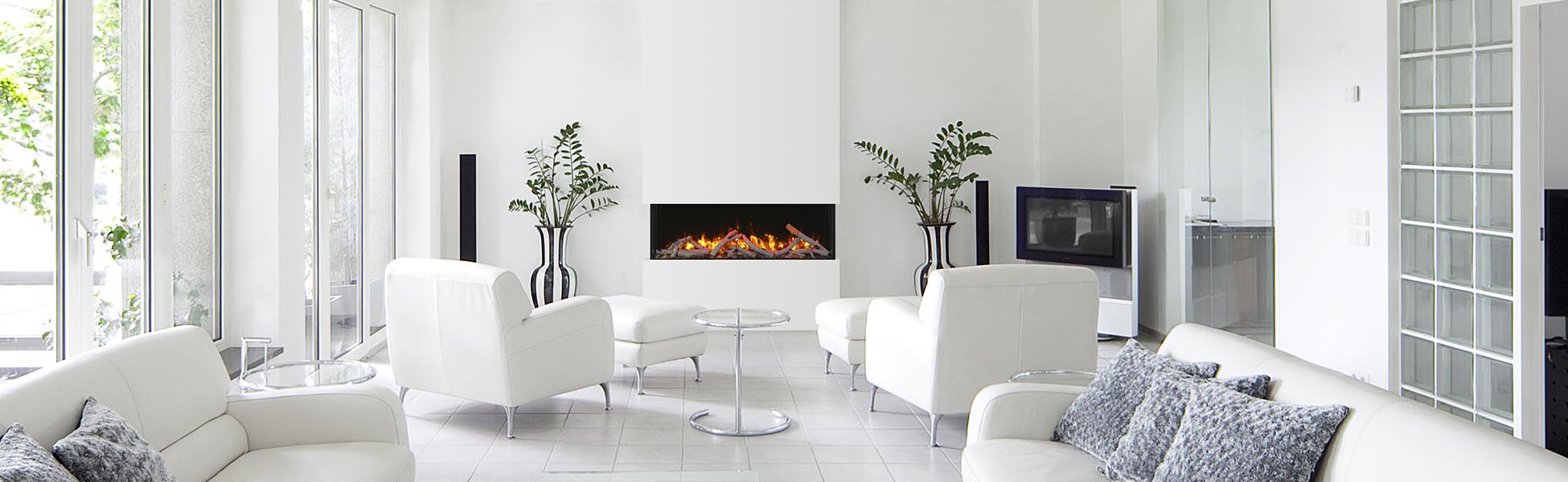 Remii 60-BAY-SLIM electric fireplace