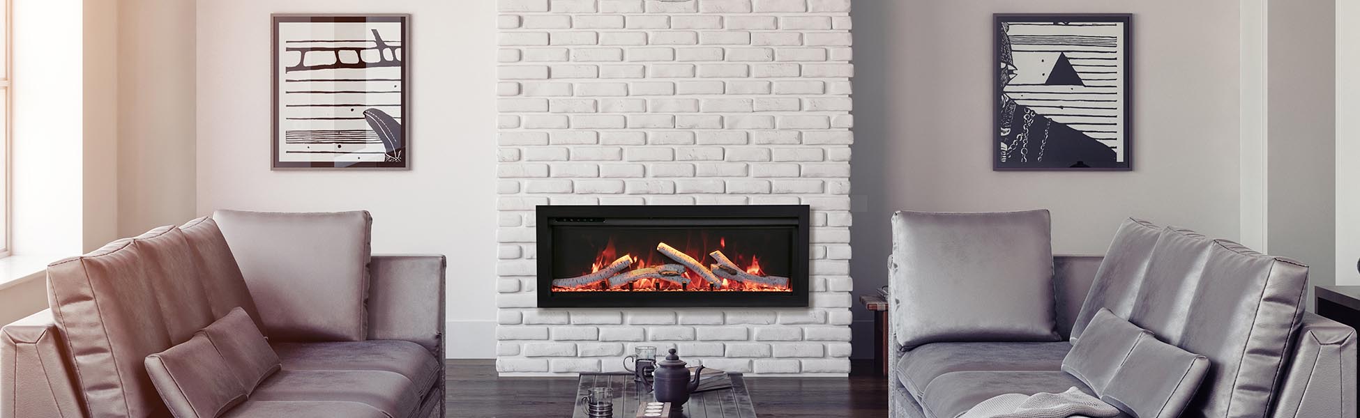 Remii WM-34 electric fireplace