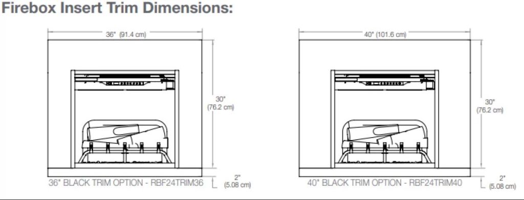 Revillusion® 36″ Installation Trim for Model RBF30