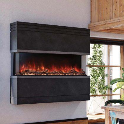 Modern Flames 68" Wide Landscape Pro Multi-Sided, Built-In Electric Fireplace