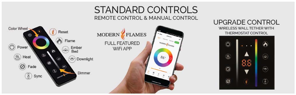 Modern Flames remote controls