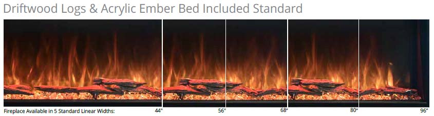 Modern Flames Landscacpe Pro Slim included log set