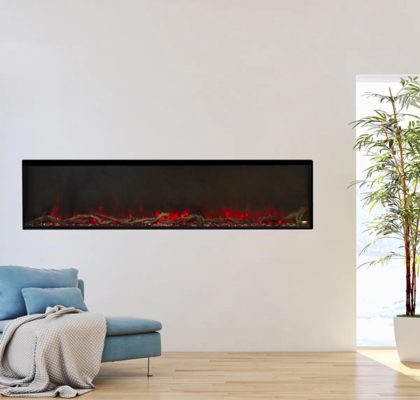 Modern Flames - 68" Landscape Pro Slim Built-In Electric Fireplace