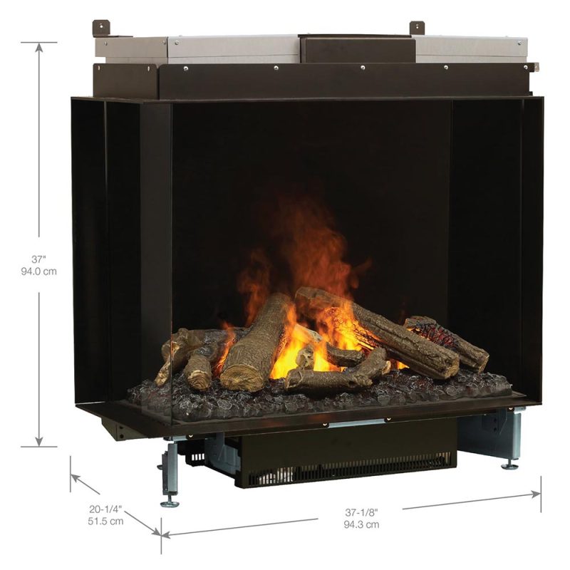 Faber e-MatriX Left-facing Built-in Electric Fireplace - FEF3226L2L