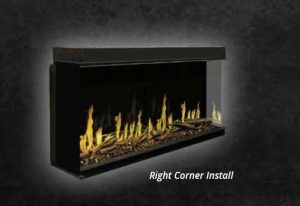 Modern Flames Orion Mutli electric fireplace - right corner installation