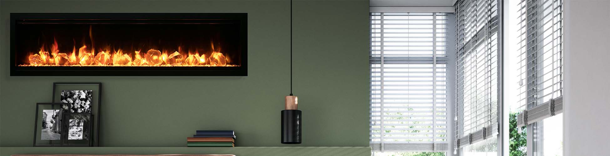 Amantii Symmetry Lumina 60" Indoor or Outdoor, Built In, Smart, Electric Fireplace - SYM-60-LUMINA